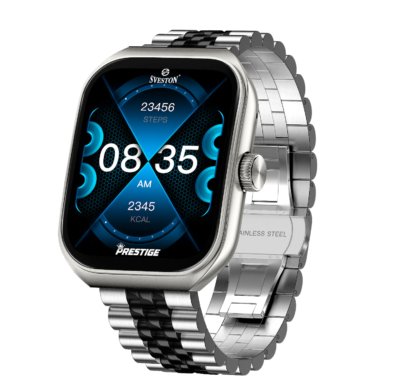 Prestige Chain Smartwatch + Silicon Strap