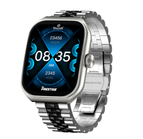 Prestige Chain Smartwatch + Silicon Strap