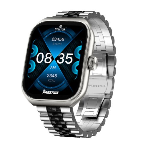 Prestige Chain Smartwatch + Silicon Strap