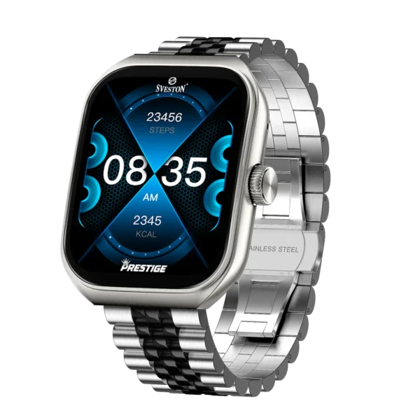 Prestige Chain Smartwatch + Silicon Strap